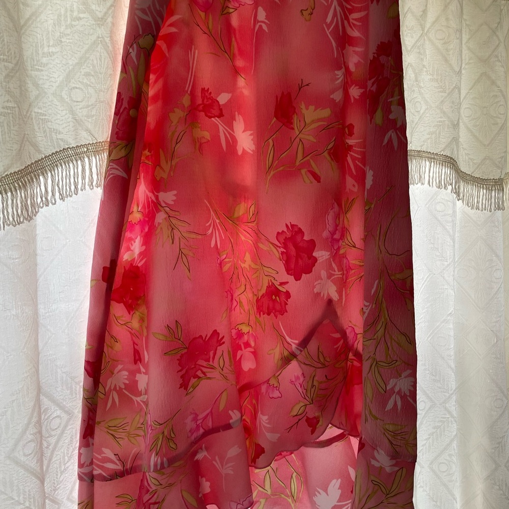 Clockwise Pink Floral Skirt